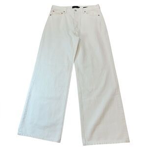 Alex Mill Relaxed Wide Leg Alek Jeans Size 30 NWT $225 White